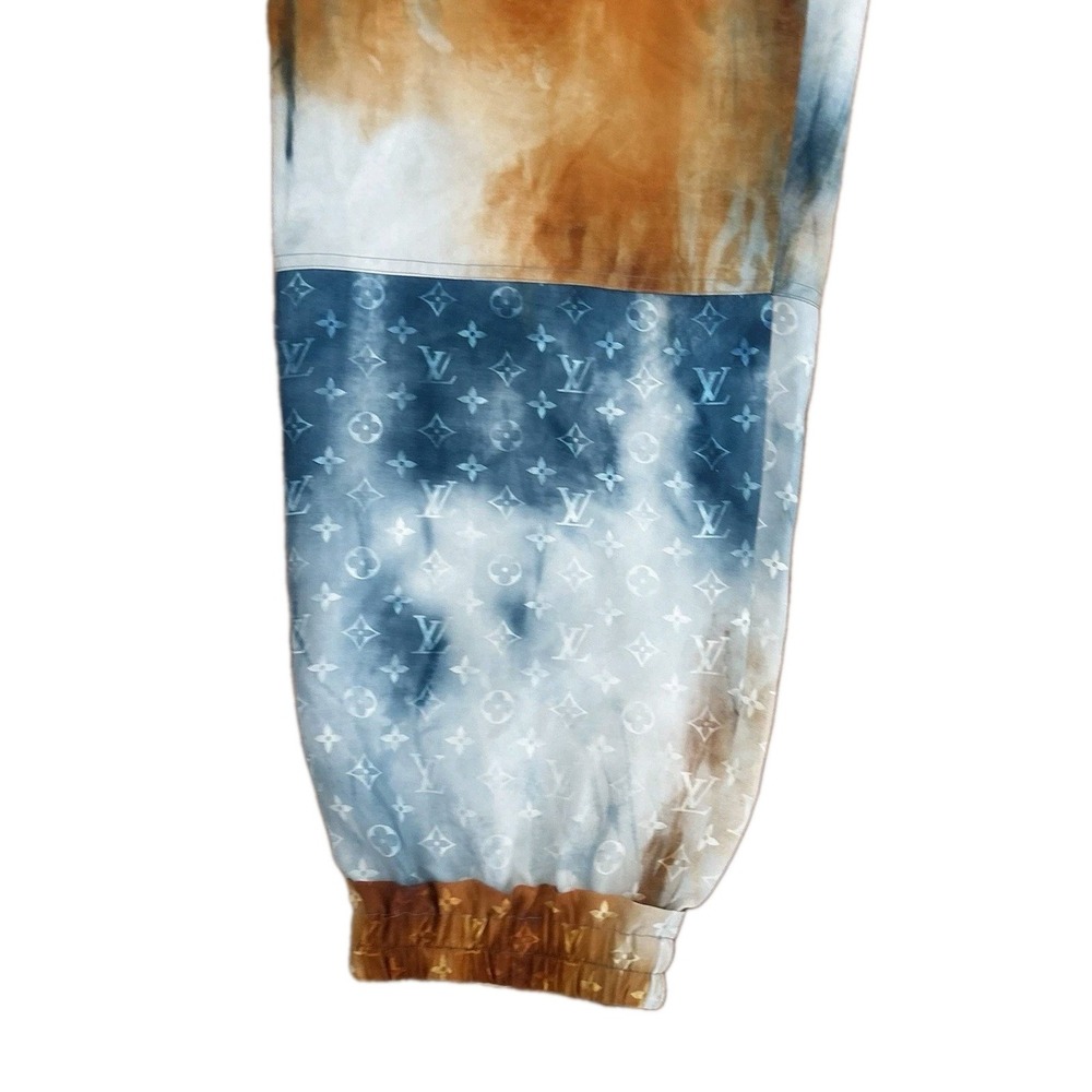 Authentic Louis Vuitton Tie Dye Silk Pants Men's Size 42 Pockets Made in Italy - Picture 7 of 16